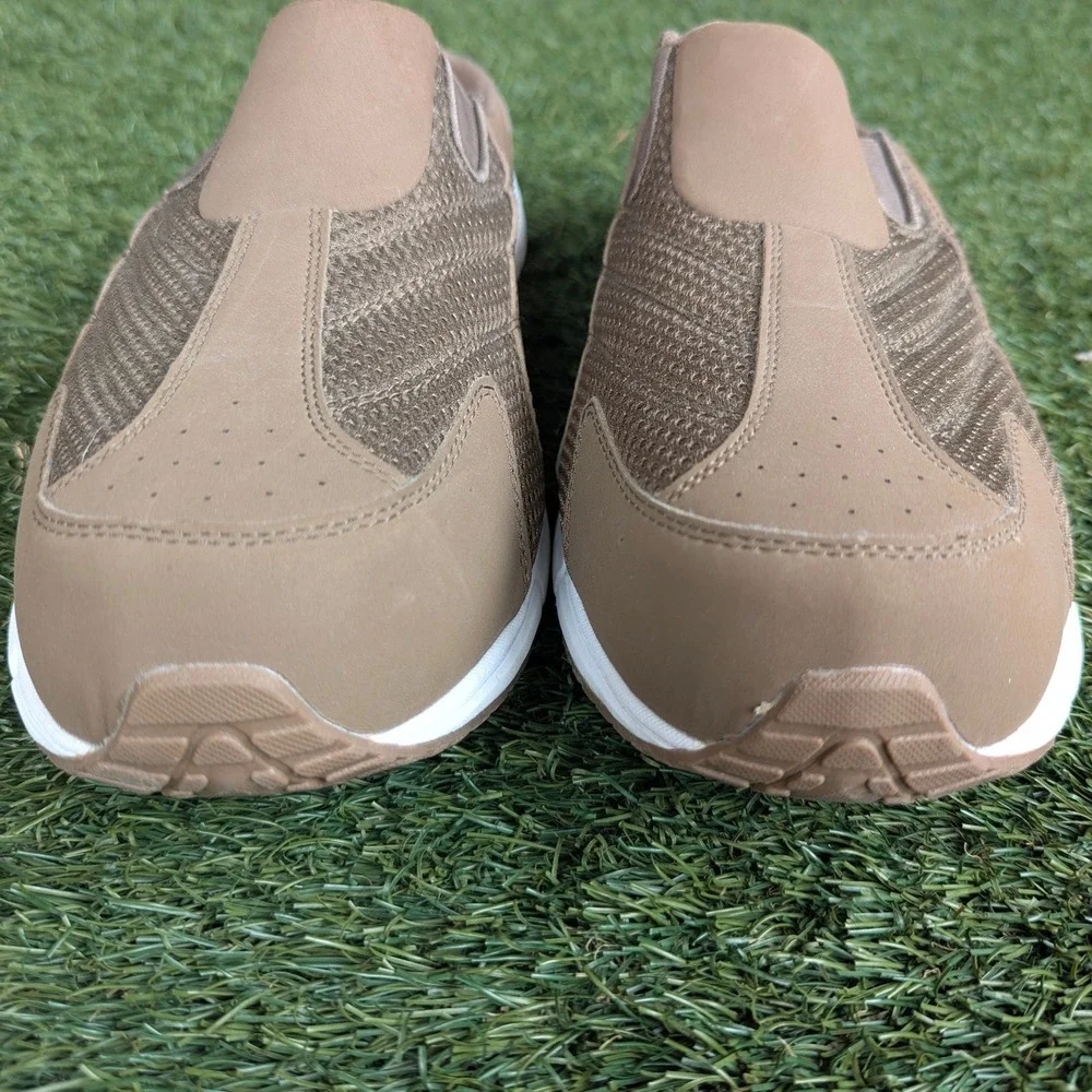 KingSize Water UPD LS Slide Mens 14EW Light Brown Mesh Backless Slip On Sneaker